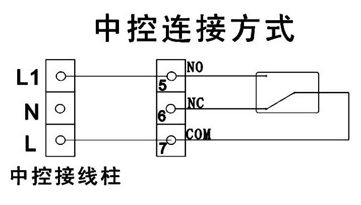 地暖溫控器和中央分室溫控器接線(xiàn)圖